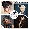 Mesh Veil Cloth Hair Bands AJEW-WH0248-740A-5