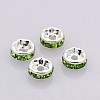 Brass Grade A Rhinestone Spacer Beads RB-A014-Z7mm-07S-1