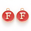Golden Plated Alloy Charms ENAM-SZ0001-25C-F-2