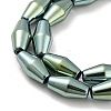 Electroplated Synthetic Non-magnetic Hematite Beads Strands G-Z032-B02-02E-3