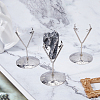Alloy Crystal Ball Crafts Holder ODIS-WH0030-260P-5