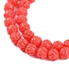 Synthetic Coral Carved Beads Strands CORA-C003-01C-3