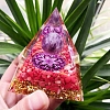 Orgonite Pyramids with Natural Red Jasper PW-WG59452-01-2