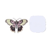 50Pcs Moth PVC Self Adhesive Cartoon Stickers STIC-B001-19-4