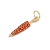 Brass Rhinestone Pendants LS-KK-B145-02G-04-2