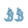Spray Painted Alloy Pendants AL-CBA5D51-01D-01-1