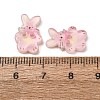2-Hole Printed Transparent Resin Buttons RE-CBA66DF-28-3