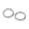 Tarnish Resistant 304 Stainless Steel Open Jump Rings STAS-R065-41-1