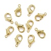 Brass Lobster Claw Clasps X-KK-903-G-NF-3