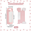 10Pcs Paper Gift Storage Boxes with Visible Window CON-WH0088-98A-2