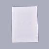 A4 Transparent Waterproof PVC Film AJEW-WH0054-03-2