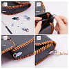 WADORN 10Pcs Rainbow Color Zinc Alloy Suspension Clasps FIND-WR0005-67-3