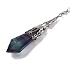 Natural Fluorite Pointed Dowsing Pendulum Big Pendants G-H285-06P-A30-3