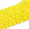 Transparent Glass Beads Strands GLAA-F029-3mm-21-1