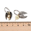 316 Surgical Stainless Wing Hoop Earrings EJEW-C160-12AS-01-3