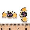 Halloween Alloy Enamel Pendants PALLOY-F299-02KCG-3