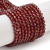 Natural Garnet Beads Strands X-G-B088-C11-03-1
