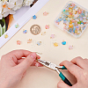 Frosted Acrylic Charms PALLOY-AR00037-3