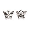 Tibetan Style Alloy Pendant Rhinestone Settings TIBEP-T053-06AS-1