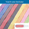  Jewelry 45M 9 Colors Polyester Ribbon OCOR-PJ0001-003-11