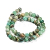 Natural Green Line Jasper  Beads Strands X-G-B128-A03-03-5
