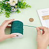 1 Roll 100 Yards Round Nylon Braided Thread NWIR-PH0002-22G-3