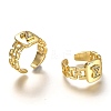 Brass Micro Pave Clear Cubic Zirconia Cuff Rings RJEW-H541-01Z-G-2