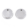 Non-Tarnish 316 Surgical Stainless Steel Charms STAS-S116-418K-P-3