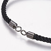 Nylon Cord Slider Bracelet Making X-MAK-P005-06-3