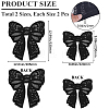 4Pcs 2 Styles Polyester Embroidery Iron on Clothing Patches PATC-GF0001-51B-2