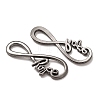 Tibetan Style Alloy Infinity with Hope Links TIBE-S230-B-LF-2
