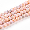 Baking Paint Glass Beads Strands DGLA-N003-4mm-C01-1