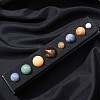 Natural Gemstone Eight Planets of the Solar System Display Decorations G-F734-13-4
