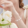 300Pcs 4 Style ABS Plastic Imitation Pearl Beads KY-SZ0001-39-7