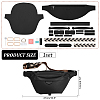 DIY PU Leather Breast Bag Making Kits DIY-WH0488-92A-2