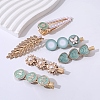 6Pcs Alloy Alligator Hair Clips PW-WG2474C-01-3