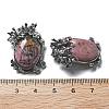 Natural Rhodonite Pendants G-H083-01AS-11-3