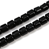 Natural Black Agate(Dyed & Heated) Beads Strands G-G275-D15-10x10mm-2