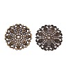 Brass Vintage Filigree Findings LS-KKC-Q006-AB-1