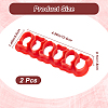 2Pcs ABS Plastic Cookies Moulds DIY-GF0010-24-2
