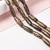 Tibetan Style dZi Beads Strands G-A024-01B-4