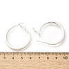 Brass Hoop Earrings for Women EJEW-A121-18A-S-3