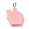 Christmas Opaque Resin Pendants LS-RESI-G043-B01-3