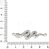 Tibetan Style Alloy Connector Charms TIBEP-F079-01AS-09-3