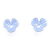 Resin Imitation Pearl Bead Caps X-RESI-N036-01A-01-2