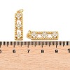 Brass Micro Pave Cubic Zirconia Pendants KK-Z146-30G-3