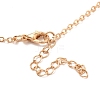 Rack Plating Alloy Heart Pendant Necklaces Sets NJEW-B081-05-6