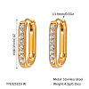 Elegant Stainless Steel Oval Hoop Earrings LS-UE0817-2-1