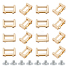 16Sets Alloy Bag Arch Bridge Shape Buckle FIND-WR0004-71-1
