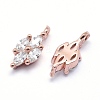 Brass Charms ZIRC-J040-36RG-01-NR-2